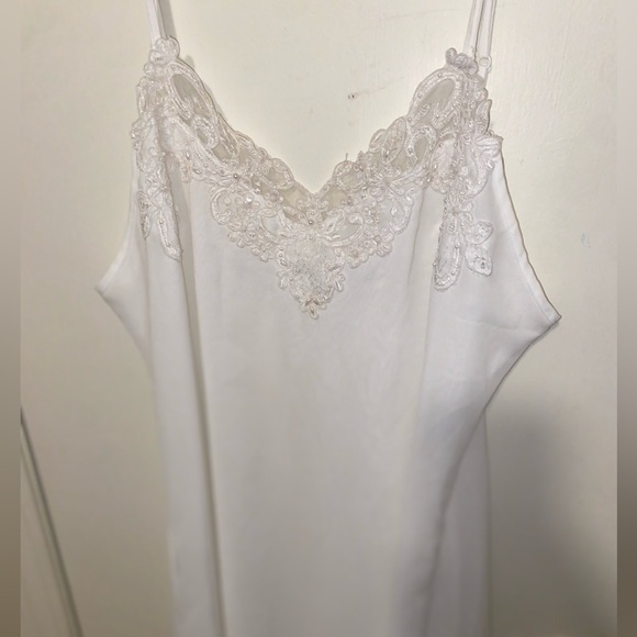 Vintage White Cato’s Slip Dress - Picture 3 of 5